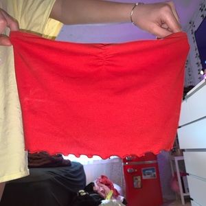 Forever 21 red tube top